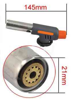 medidas del soplete de gas butano