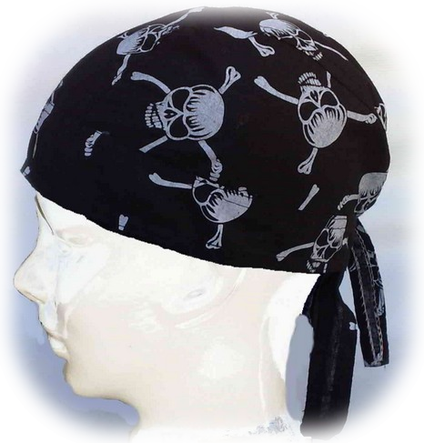 bandana textil calaveras